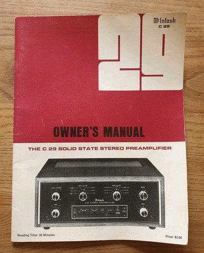 Original notice stereo - notice,