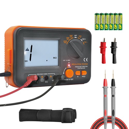 Digital insulation tester - digital, tester,