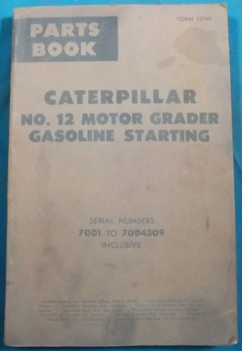 Cat caterpillar 12 - no.,