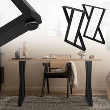 2 Pieds de table acier type X