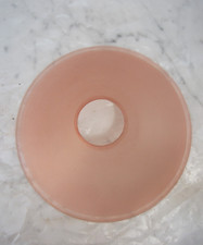 Tulipe abat jour suspension en pâte de verre rose Diamètre 15 cm