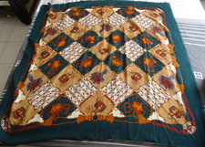 foulard en soie imprimé - taille 115*115 -  parfait état