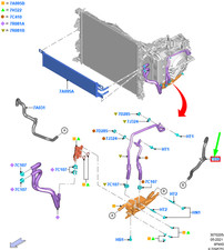 FORD Tube de MK3 2515391