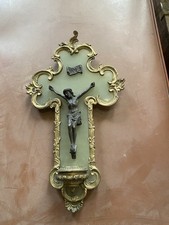 Grand Benitier 19 Eme Bronze Et Onyx