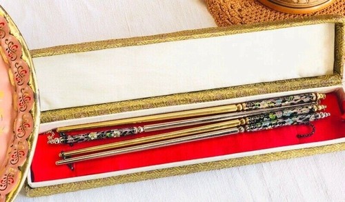 Cloisonne baguettes bronze - baguettes,