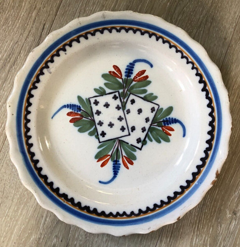 Rare assiette faience - rare, xixéme