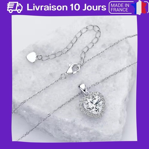 Pendentif diamant moissanite - diamant,
