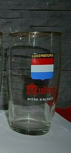 Verre bière publicitaire - à,