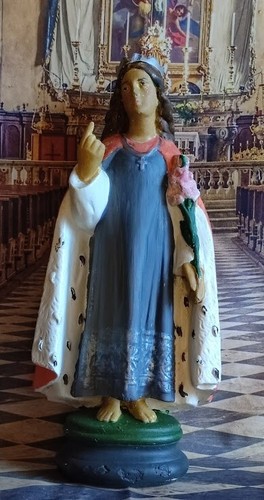 Statue sainte rolende - sainte,