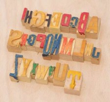 A-Z alphabet mixte caracteres