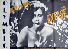 ECSTASY / HEDY LAMARR - REISSUE FRENCH MOVIE POSTER