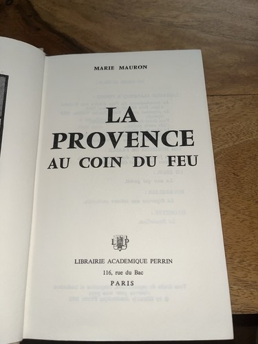 Livre ancien province au - ancien, la