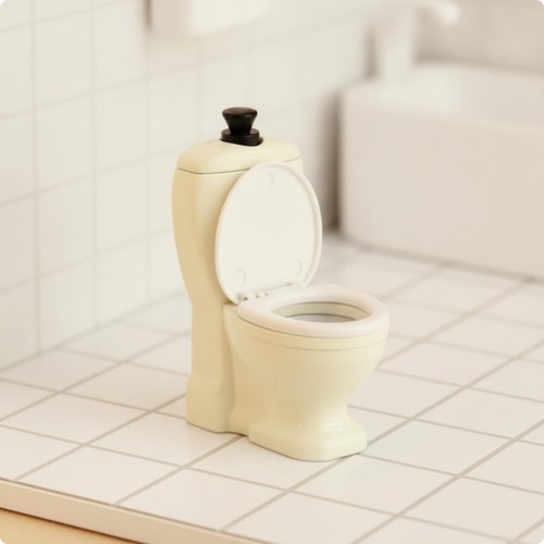 Toilettes miniatures - toilettes,