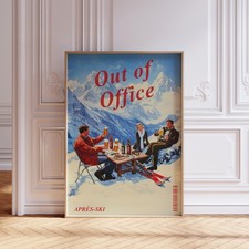 Vintage Apres Ski Poster –