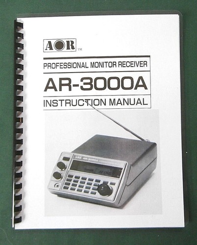 Aor 3000a operating - aor,
