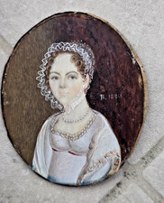 MINIATURE PEINTE PORTRAIT