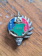 Insigne AMT PARA ZAIRE Assistance Militaire Technique Parachutiste Zaïre /++12