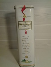 Boite/tube/box/étui vide en métal whisky Macallan 12 years - 43 % - 70 cl -