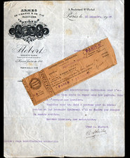 PARIS (V°) ARMURERIE / ARMES de CHASSE & de TIR "FLOBERT" Lettre en 1927