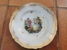 Assiette porcelaine Impériale Chadelaud Limoges ancienne