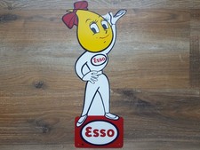Ancienne Pin up Esso ancien
