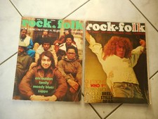 2 magazines rock and folk n°49 et 64 - 11971/1972
