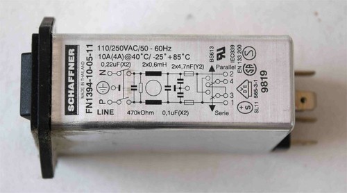 Filtre secteur 110v 250v - filtre,