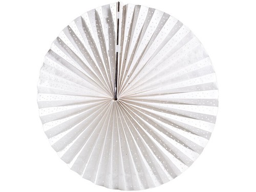 Lampion plat papier - plat,