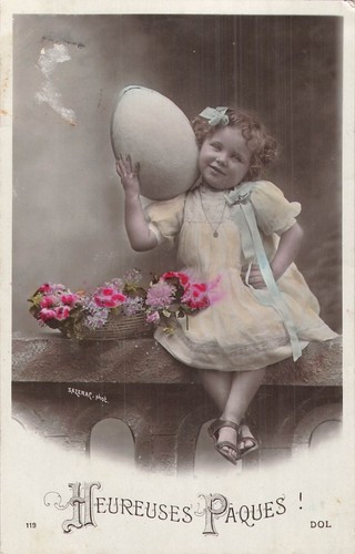 Easter baby little girl - cp,