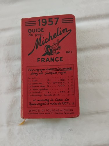 Guide rouge michelin 1957 - guide,