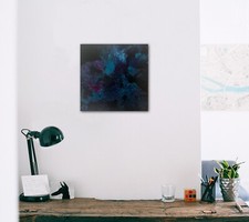 Tableau acrylique abstrait