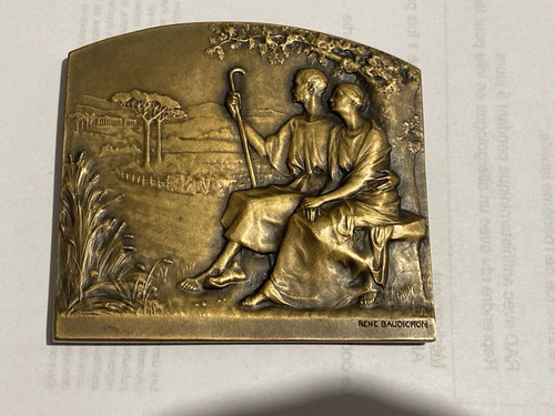 Bronze medal rene baudichon - bronze,