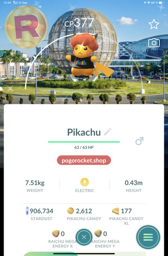 Shiny pikachu red afro hat - pikachu,