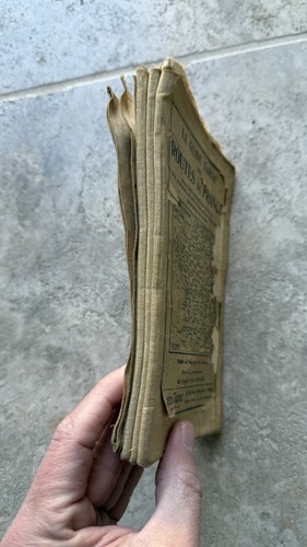 Carte taride toilée ancienne - taride,