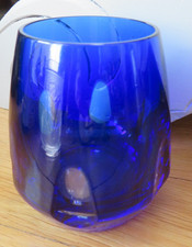 Petit Vase bleu cobalt en