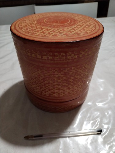 Boite betel birmane laque - boite,