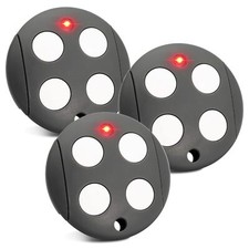 Lot de 3 Télécommande Compatible avec MHOUSE GTX4 43392 MHz | 4 Canaux | Tele...