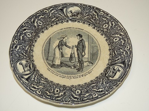 Belle ancienne assiette - -belle,