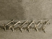 6 PORTE COUTEAUX ANCIENS Métal ART DECO Animalier STYLE GALLIA CHRISTOFLE SANDOZ