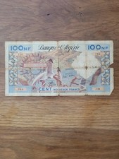 Algérie Billet Ancien De 100