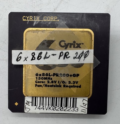 Cyrix 6x86l pr200 - 6x86l-pr200, 150mhz