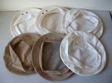 Lot de 6 anciennes housses bachi du marin casquette officier Marine Nationale n2