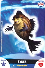 Vignette autocollante CORA n° 87/112 - SYKES - Gang des Requins ...  (5493)