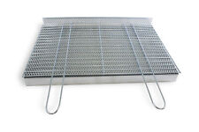 Set Cendrier Grille de Barbecue & Kohlerost Très Stable 4mm Dick Cheminée Neuf