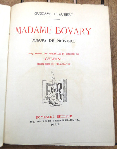 Flaubert madame bovary - flaubert/madame, bovary/ed