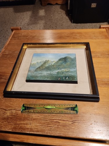 Peinture encadrée voiliers - peinture,