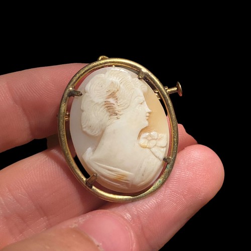 Ancienne broche camée - ancienne,