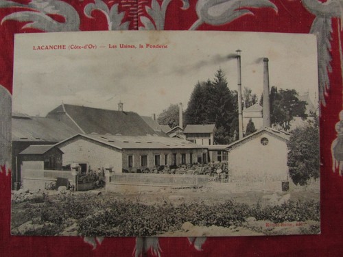 Cpa lacanche les usines la - lacanche,