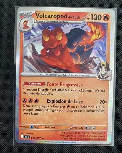 Carte pokémon volcaropod - pokémon, de