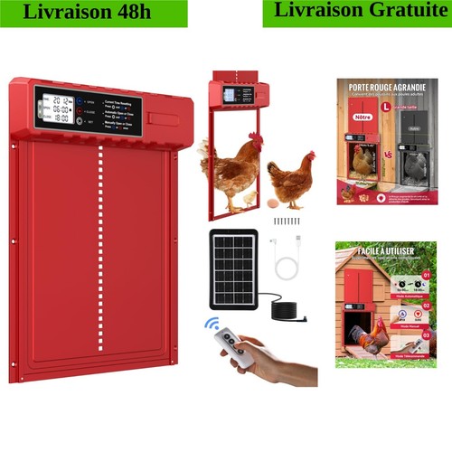 Porte automatique poulailler - porte,